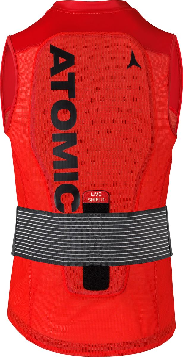 купить Защитный жилет Atomic Live Shield Vest M, цвет: красный. Размер M (48) - заказ и доставка в Москве и Санкт-Петербурге
